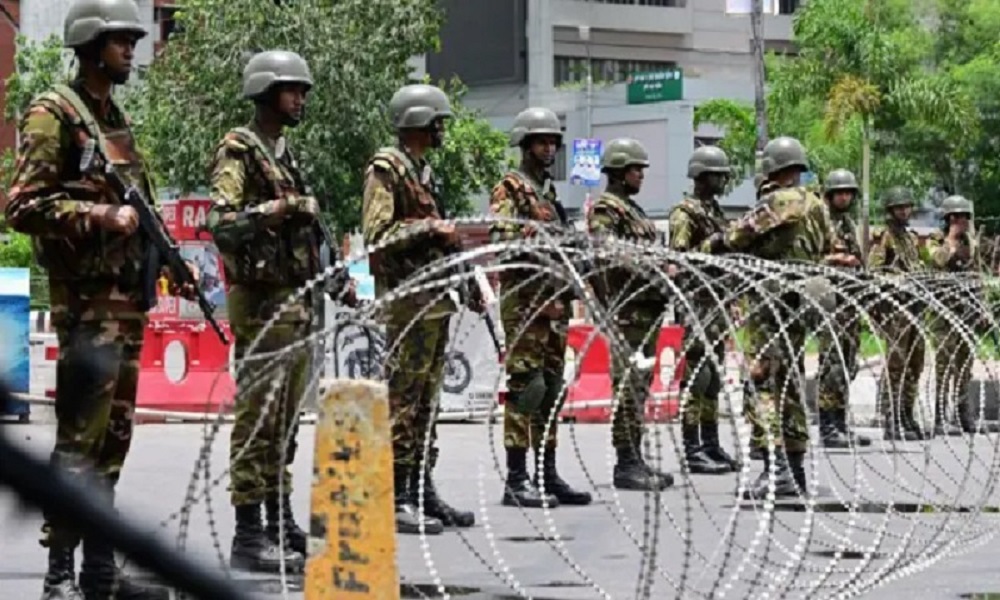 An indefinite curfew has been imposed in Bangladesh