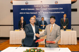 The contracts to cover the design, installation, testing, and commissioning of 180 kilometres of high-voltage transmission lines.