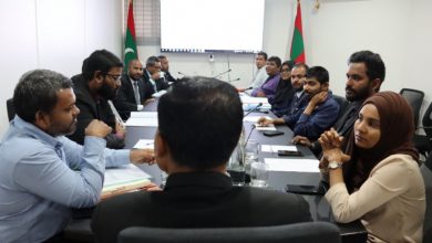 Members of Maldives Media Council (MMC) convene for a meeting. (Photo/MMC)