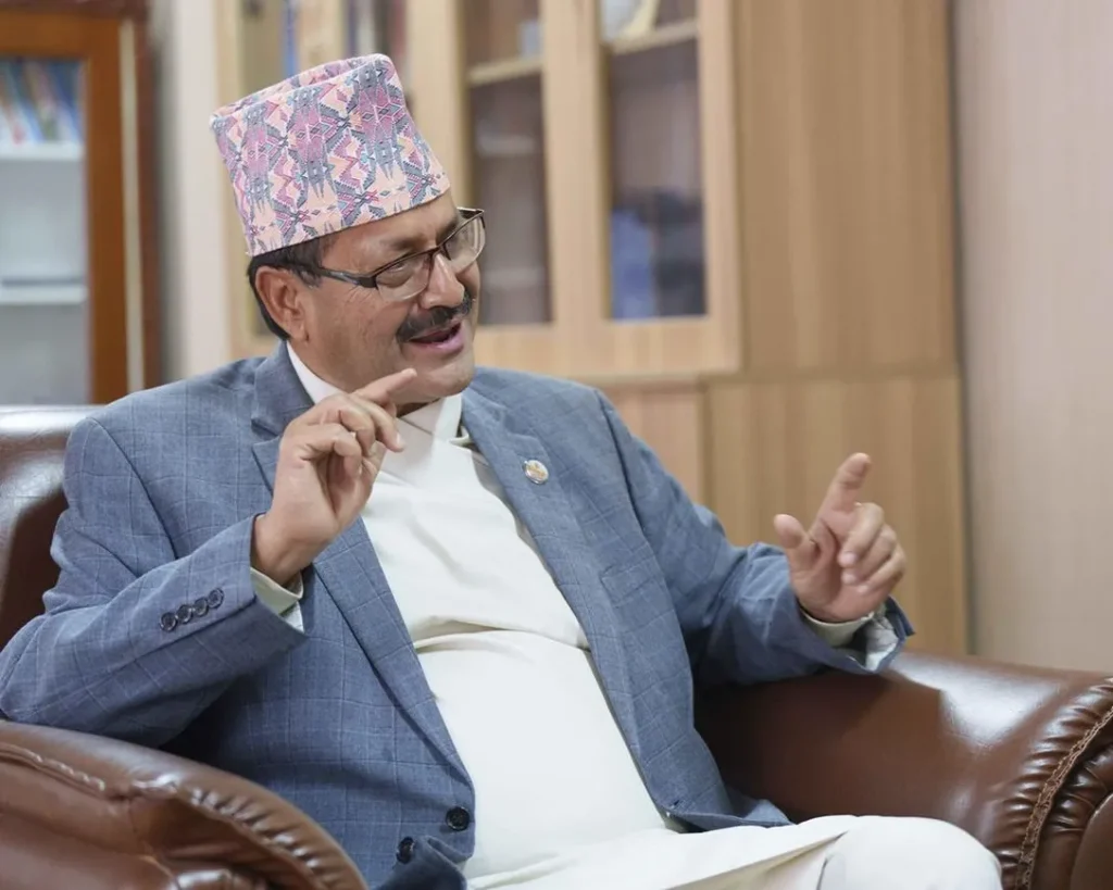 Nepal's new government, led by a communist prime minister, will be giving priority to enhancing relationship with both its giant neighbors India and China, but won't use them against each other for its own benefit, the newly appointed foreign minister said Wednesday.
