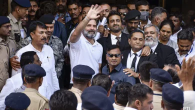 Rahul-Gandhi-reaches-Surat-to-appeal-against-conviction-in-defamation