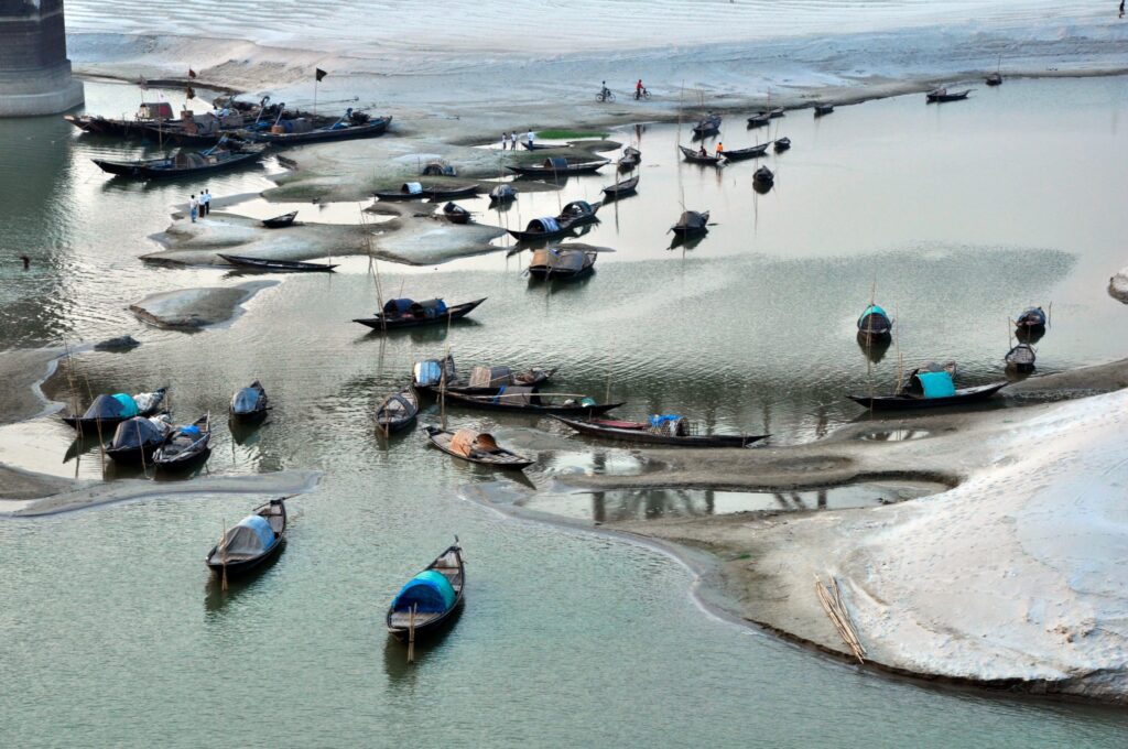 Due to the impoundment of Teesta River by India, water shortage occurs in the northern part of Bangladesh during the dry season.