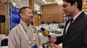 Bhutan's Foreign Minister Tandi Dorji speaks to WION in Dhaka on the sidelines of the sixth Indian Ocean Conference Photograph:(WION)