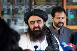 the Afghan interim administration's foreign minister Amir Khan Muttaqi