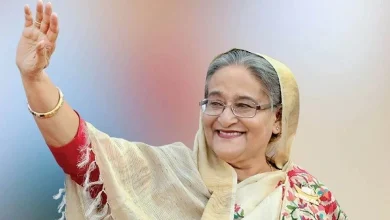 Prime minister and ruling Awami League president Sheikh Hasina