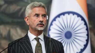 Indian Foreign Minister Subrahmanyam Jaishankar attends a news conference following talks with his Russian counterpart Sergei Lavrov in Moscow, Russia, November 8, 2022. Maxim Shipenkov/Pool via REUTERS