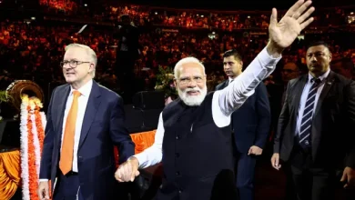 Indian Prime Minister Narendra Modi attends an Innovation conference with Israeli and Indian CEOs in Tel Aviv, Israel, July 6, 2017. REUTERS/Oded Balilty/Pool/File Photo