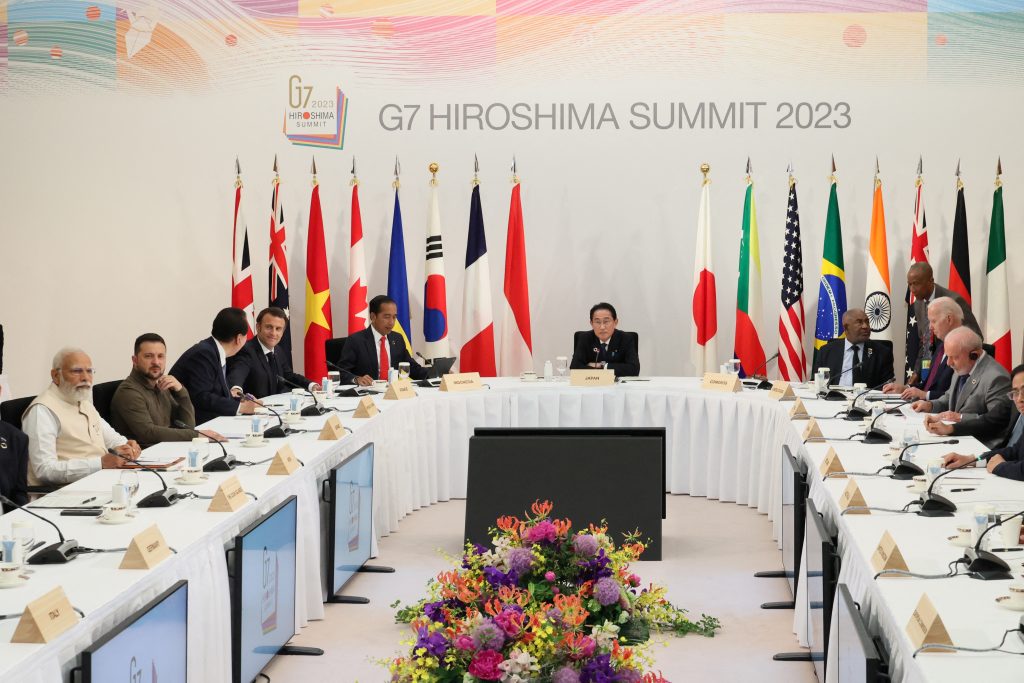 PM Modi at G7 Summit LIVE Updates Indian Prime Minister Narendra Modi participates in a G7 working session on food, health and development during the G7 Summit. (Reuters)