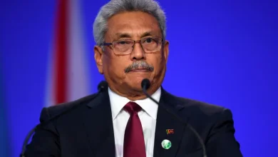 Gotabaya Rajapaksa was elected Sri Lankan president in 2019 but was forced to resign last year amid angry public protests over the economic crisis [File: Andy Buchanan/Reuters]