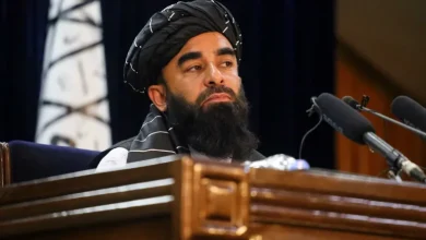 Taliban chief spokesman Zabihullah Mujahid rejects accusation that security in the country has deteriorated since the armed group retook power in August 2021 [stringer/EPA-EFE]
