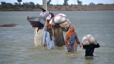 Some 1,600 people -- one-third of them children -- have died in Pakistan's floods and more than seven million have been displaced.(AP)