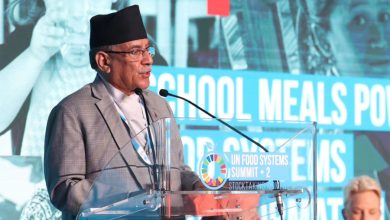Prime Minister Pushpa Kamal Dahal on Monday highlighted the importance and need for school meals at the United Nations Food Systems 2023 held in Italy.