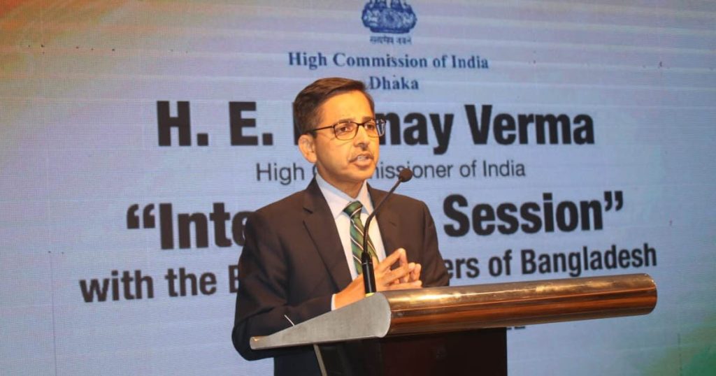 File Photo: Pranay Kumar Verma, high commissioner of India to Bangladesh UNB