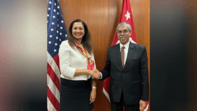 The US Under Secretary for Civilian Security, Democracy, and Human Rights, Uzra Zeya met Bangladesh Ambassador to the United States Muhammad Imran in Washington on Thursday and they had a "productive" discussion.
