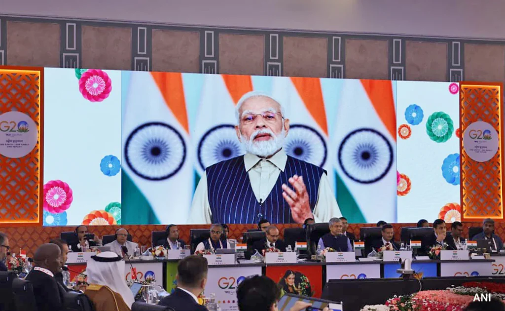 PM Modi addressed the G20 Digital Economy Ministers' Meet via video message today.