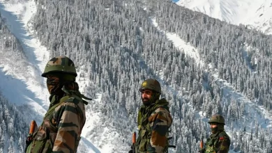 Indian soldiers (shown here in Ladakh in 2021) come face to face with Chinese troops at many points along the poorly demarcated border