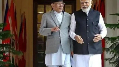 Prime Minister Narendra Modi and Prime Minister of Nepal Pushpa Kamal Dahal ‘Prachanda’. (File Photo/AFP)