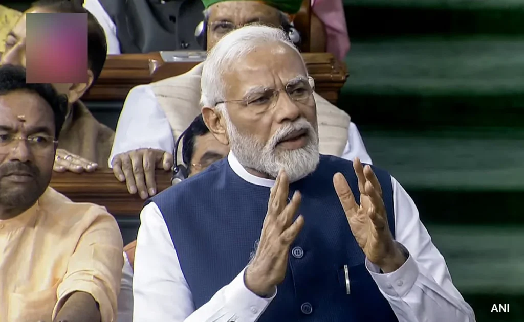 PM Narendra Modi spoke in the Lok Sabha (file)