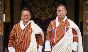 National Council Secretary General Tenzin Thinley and National Assembly Secretary General Duba