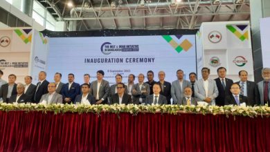 Officials of both China and Bangladesh at the inauguration of "The Belt and Road Initiative in Bangladesh Exhibition 2023" in Dhaka on 8 September 2023. Photo: TBS/ Jahir Rayhan