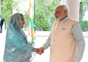 Bangladesh Prime Minister Sheikh Hasina and Indian Prime Minister Narendra Modi