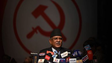 Observers say Maoist Centre’s organisation is currently in a shambles. Picture above shows the Maoist brass at a recent meeting. Post File Photo