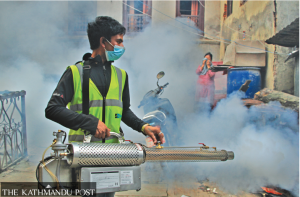 The aim of the mosquito fogging operations is to kill, or ‘knock-down’, any adult dengue mosquitoes that may be carrying the dengue virus, according to World Health Organization. Post File Photo