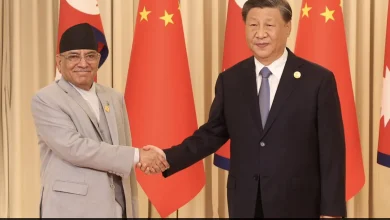Xi met Prachanda on the sidelines of the Hangzhou Asian Games in eastern China.