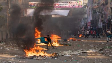 Clashes erupted during BNP rally in the capital on 28 October.