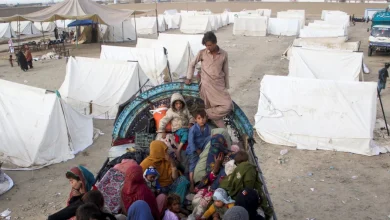 An Afghan family travels on a truck with their belongings as they head back to Afghanistan, after Pakistan gave a final warning to undocumented immigrants to leave, at the Friendship Gate of Chaman Border Crossing along the Pakistan-Afghanistan Border in Balochistan Province, in Chaman, Pakistan November 4, 2023. Photo: Reuters