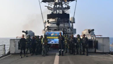 Bangladesh and India Navy conduct joint exercise