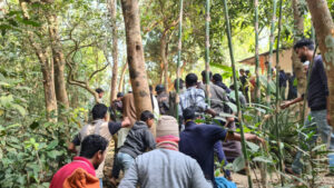 A total of 268 people from Myanmar have fled to Bangladesh in the last few days.