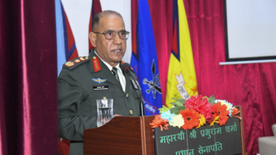 Chief of Army Staff Prabhu Ram Sharma Highlights Challenges Faced by Small States Amidst Global Strife