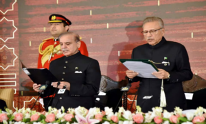 Shehbaz Sharif sworn in as Pakistan’s PM for second time