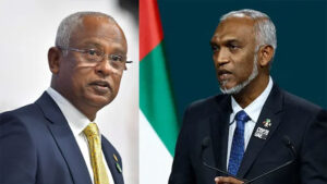 The advice to Muijju about the opposition to India is from the former president of Maldives