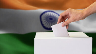 States of India where voting will be held in seven phases