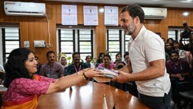 Rahul Gandhi submitted nomination papers
