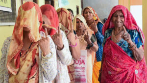 64.4 percent voting in the third phase in India