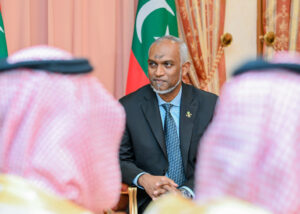 Maldivian president Dr. Mohamed Muizzu
