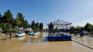 View of flooded streets in Sheikh Jalal district, Baghlan province, Afghanistan May 12, 2024. Photo: REUTERS/Sayed Hassib/File Photo