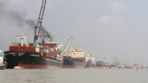 A file photo of the Chattogram port.