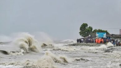 The coast of Bangladesh is battered by Remal