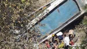 Pilgrim bus falls 150 feet in Jammu, 21 killed