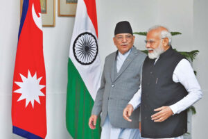 Prime Minister Pushpa Kamal Dahal will witness the swearing-in of Narendra Modi as Indian prime minister on Saturday.