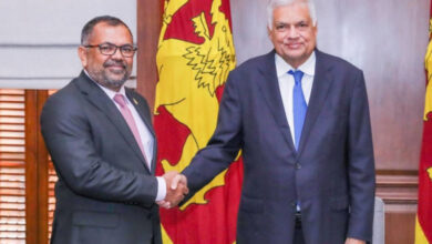 Maldivian Foreign Minister Moosa Zameer meets Sri Lankan President Ranil Wickremesinghe on June 5, 2024. (Photo/Foreign Ministry)