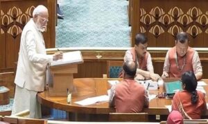 Controversy at the start of the Indian Parliament session