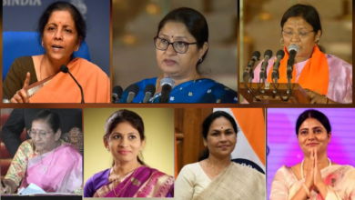 7 women took place in Modi's cabinet
