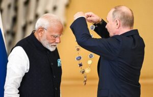Prime Minister Narendra Modi and Russian President Vladimir Putin