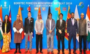 Foreign Minister of Bangladesh at the BIMSTEC retreat in New Delhi