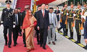 Bangladesh Prime Minister arrived in China